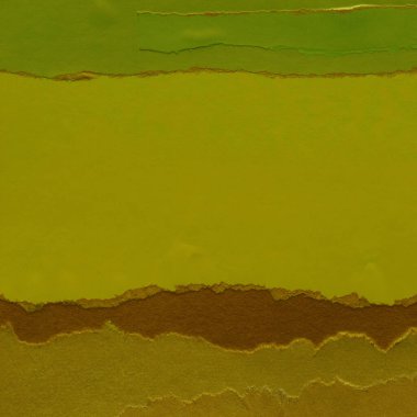 Çeşitli kağıtların kolajı, renkli soyut arkaplan  