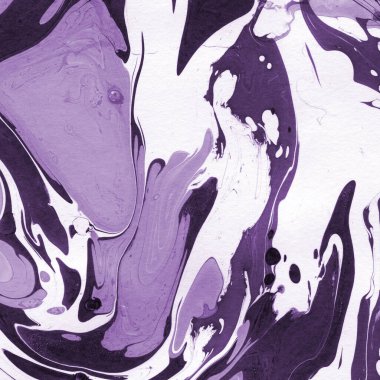 boya desenli mor mermer arkaplan