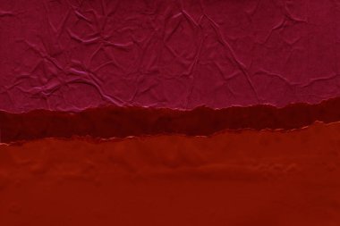 Çeşitli kağıtların kolajı, renkli soyut arkaplan  