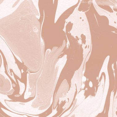 Kağıt üzerinde turuncu mermer mürekkep dokusu. Mermer taş resim.