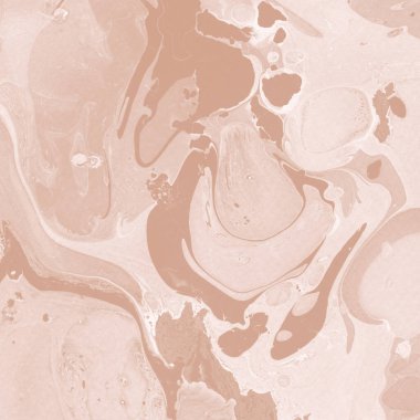 Kağıt üzerinde turuncu mermer mürekkep dokusu. Mermer taş resim.