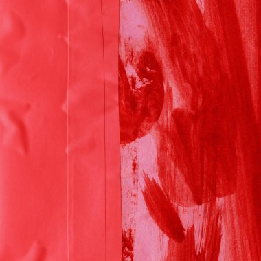 Çeşitli kağıtların kolajı, renkli soyut arkaplan  