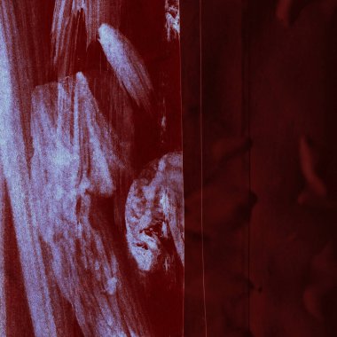 Çeşitli kağıtların kolajı, renkli soyut arkaplan  