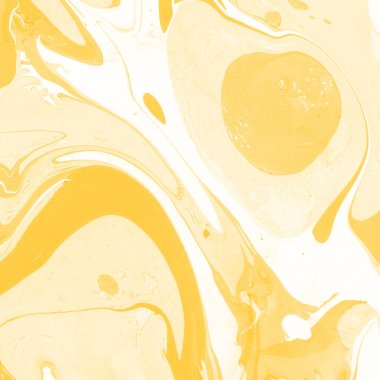 Sarı mermer arkaplan boya sıçrama deseni ile