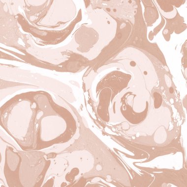 Kağıt üzerinde turuncu mermer mürekkep dokusu. Mermer taş resim.