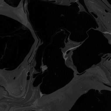 Kağıt arkaplanda siyah mermer mürekkep dokusu. Mermer taş resim.