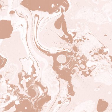 Kağıt üzerinde turuncu mermer mürekkep dokusu. Mermer taş resim.