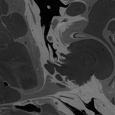 Kağıt arkaplanda siyah mermer mürekkep dokusu. Mermer taş resim.