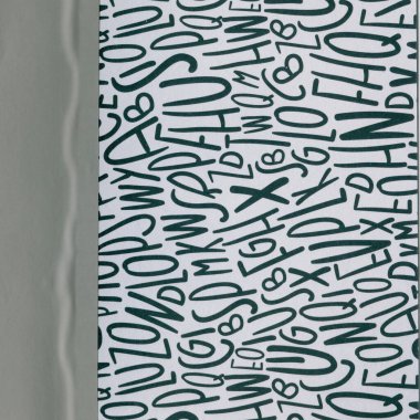 Çeşitli kağıtların kolajı, renkli soyut arkaplan  