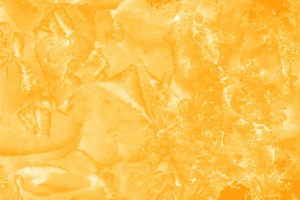 Fondo Acuarela Amarillo Con Textura Papel Realista — Foto de Stock