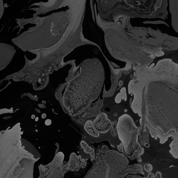 Kağıt arkaplanda siyah mermer mürekkep dokusu. Mermer taş resim.