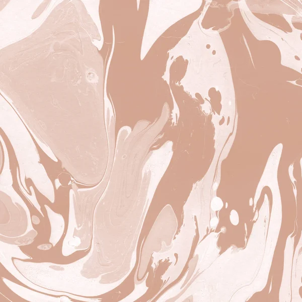 Kağıt üzerinde turuncu mermer mürekkep dokusu. Mermer taş resim.