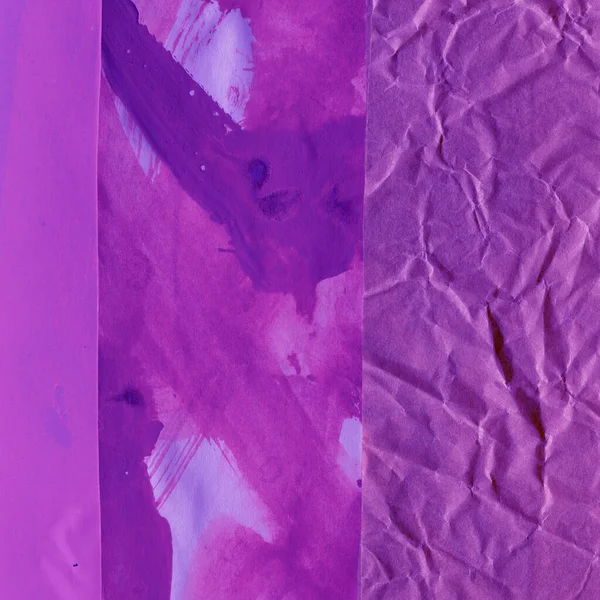 Çeşitli kağıtların kolajı, renkli soyut arkaplan  