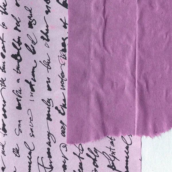 Çeşitli kağıtların kolajı, renkli soyut arkaplan  