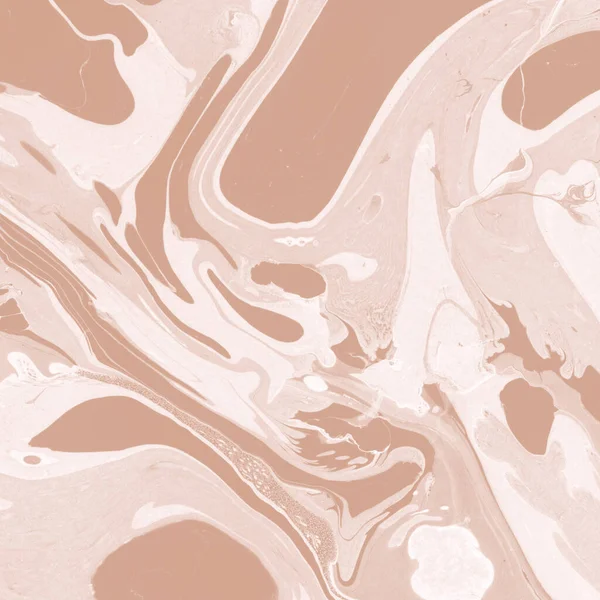 Kağıt üzerinde turuncu mermer mürekkep dokusu. Mermer taş resim.