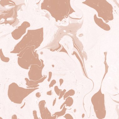 Kağıt üzerinde turuncu mermer mürekkep dokusu. Mermer taş resim.