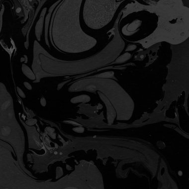 Kağıt arkaplanda siyah mermer mürekkep dokusu. Mermer taş resim.