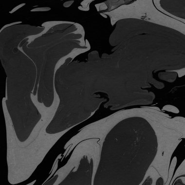 Kağıt arkaplanda siyah mermer mürekkep dokusu. Mermer taş resim.