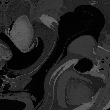 Kağıt arkaplanda siyah mermer mürekkep dokusu. Mermer taş resim.