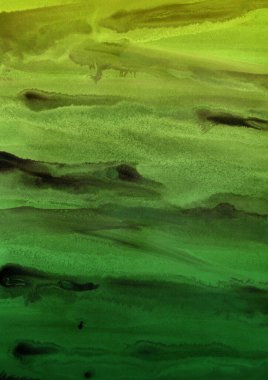 Kağıt zemin üzerinde renkli mürekkep ve suluboya doku. Gradyan boya darbeleri ve kalsiyum kaybı etkisi. El boyaması gouache soyut resim.