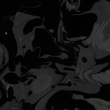 Kağıt arkaplanda siyah mermer mürekkep dokusu. Mermer taş resim.