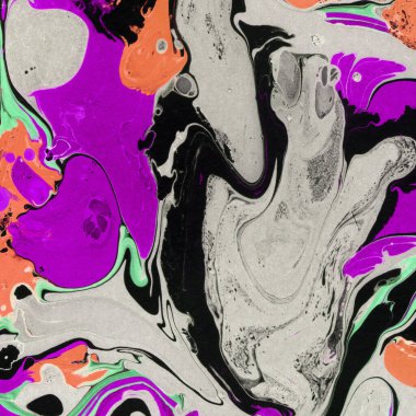 Renkli mermer desenli arka plan. Kaotik soyut organik tasarım