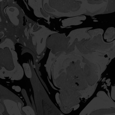 Kağıt arkaplanda siyah mermer mürekkep dokusu. Mermer taş resim.