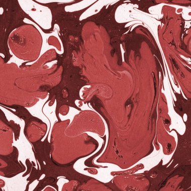 Boya desenli kırmızı mermer arkaplan