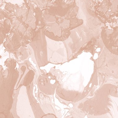 Kağıt üzerinde turuncu mermer mürekkep dokusu. Mermer taş resim.