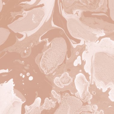 Kağıt üzerinde turuncu mermer mürekkep dokusu. Mermer taş resim.