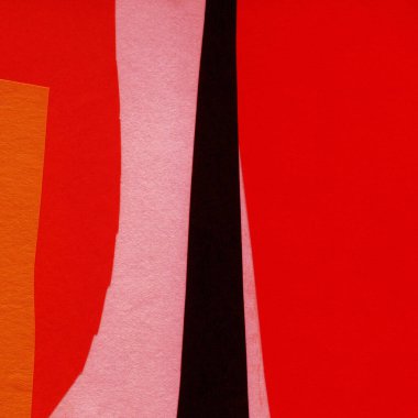 Çeşitli kağıtların kolajı, renkli soyut arkaplan  