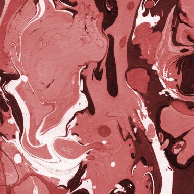 Boya desenli kırmızı mermer arkaplan