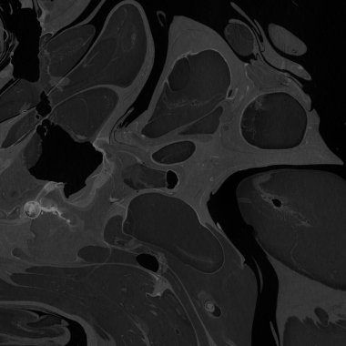 Kağıt arkaplanda siyah mermer mürekkep dokusu. Mermer taş resim.