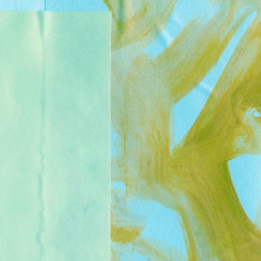 Çeşitli kağıtların kolajı, renkli soyut arkaplan  