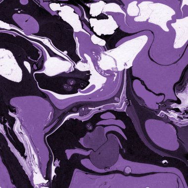 boya desenli mor mermer arkaplan