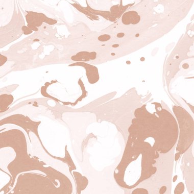 Kağıt üzerinde turuncu mermer mürekkep dokusu. Mermer taş resim.