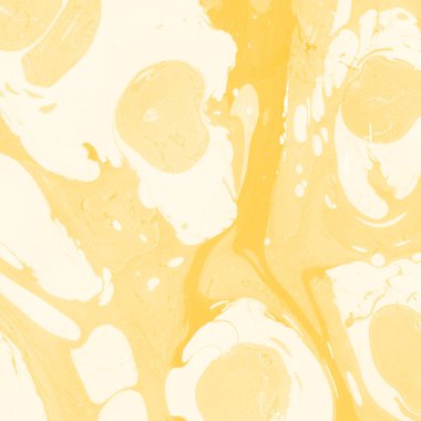Sarı mermer arkaplan boya sıçrama deseni ile