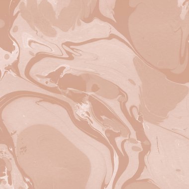 Kağıt üzerinde turuncu mermer mürekkep dokusu. Mermer taş resim.