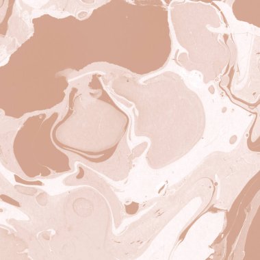 Kağıt üzerinde turuncu mermer mürekkep dokusu. Mermer taş resim.