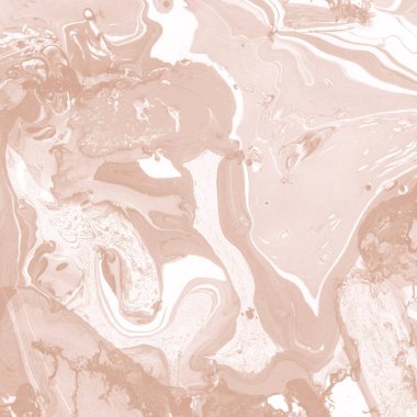 Kağıt üzerinde turuncu mermer mürekkep dokusu. Mermer taş resim.