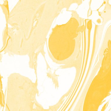 Sarı mermer arkaplan boya sıçrama deseni ile