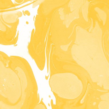 Sarı mermer arkaplan boya sıçrama deseni ile