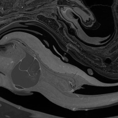 Kağıt arkaplanda siyah mermer mürekkep dokusu. Mermer taş resim.