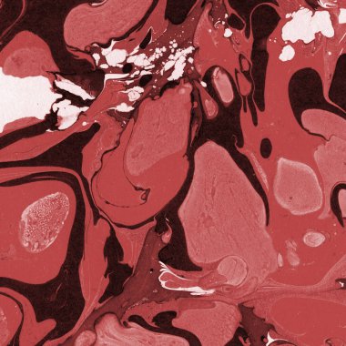 Boya desenli kırmızı mermer arkaplan