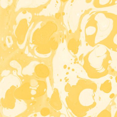 Sarı mermer arkaplan boya sıçrama deseni ile