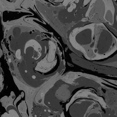 Kağıt arkaplanda siyah mermer mürekkep dokusu. Mermer taş resim.