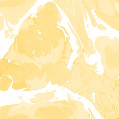 Sarı mermer arkaplan boya sıçrama deseni ile