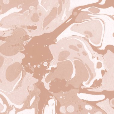 Kağıt üzerinde turuncu mermer mürekkep dokusu. Mermer taş resim.