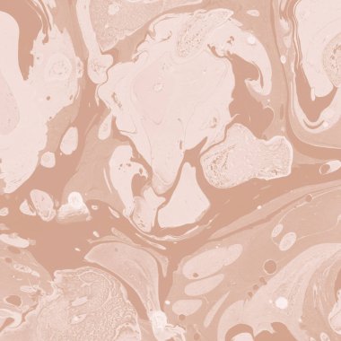 Kağıt üzerinde turuncu mermer mürekkep dokusu. Mermer taş resim.