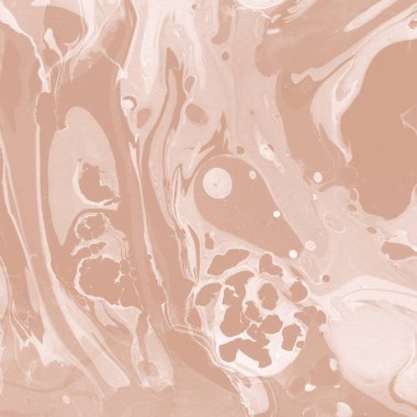 Kağıt üzerinde turuncu mermer mürekkep dokusu. Mermer taş resim.